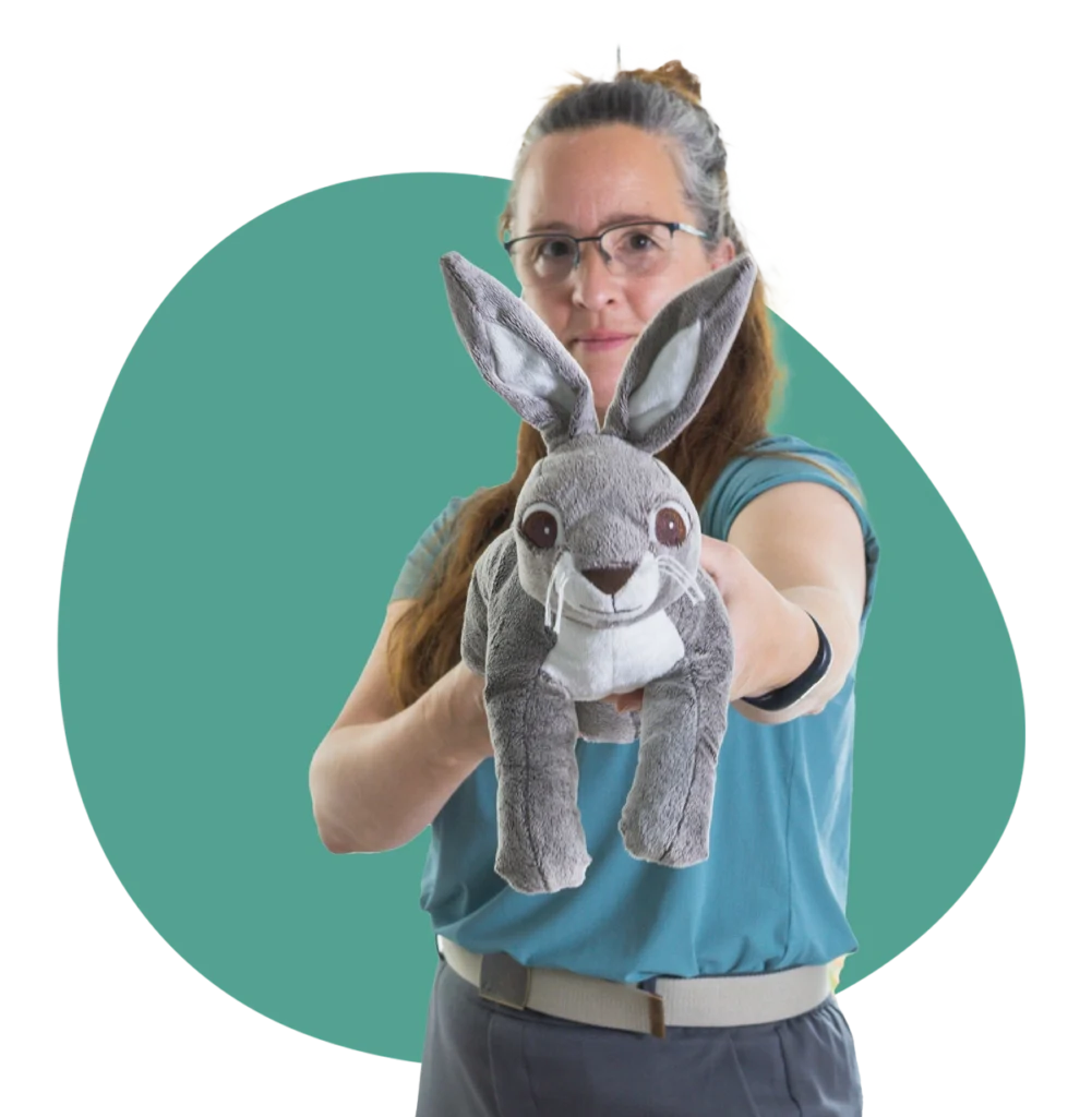 Andrea Hasler und Hasi, Lerntherapie in Hude